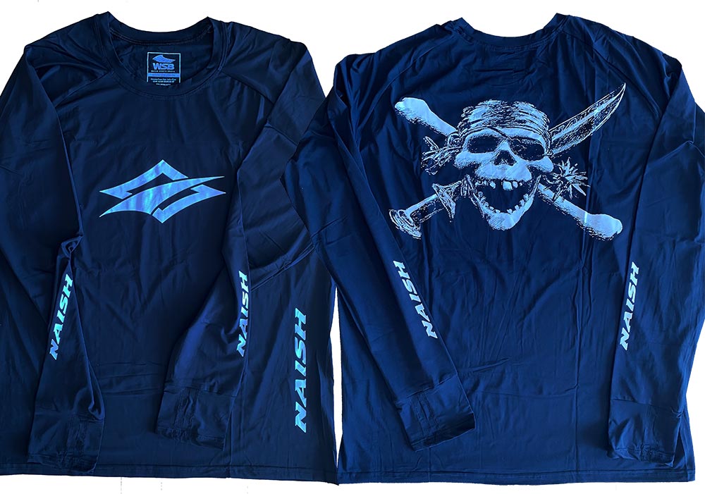 Camiseta Preta UV Naish Pirata X