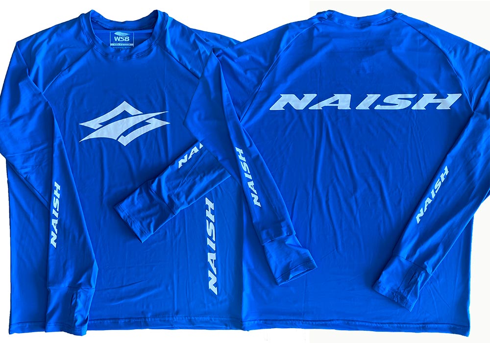Camiseta Azul UV Naish X